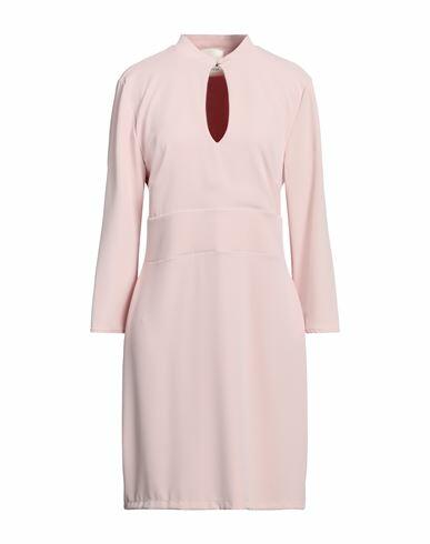 Kate By Laltramoda Woman Mini dress Light pink Polyester, Elastane Cover