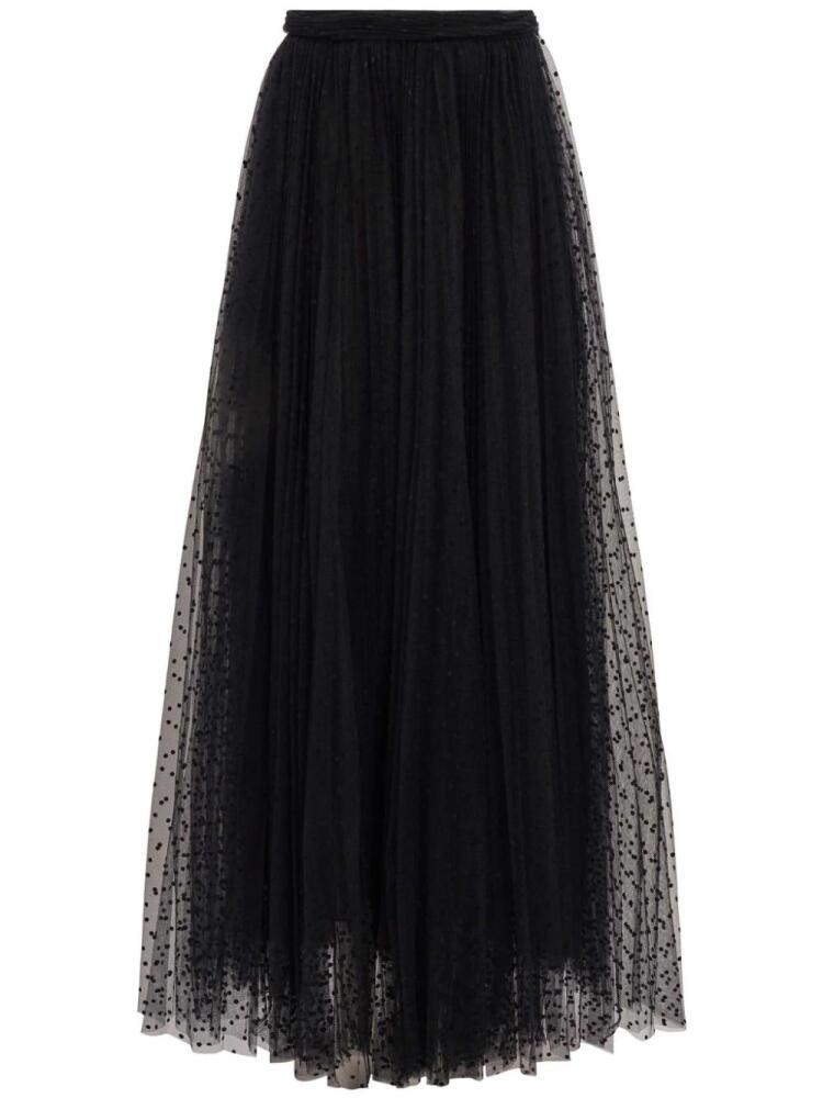 Altuzarra Sif pleated tulle skirt - Black Cover