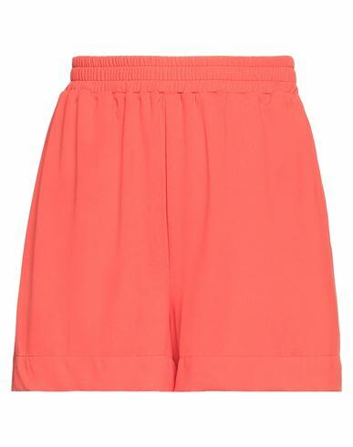 Fisico Woman Shorts & Bermuda Shorts Orange Polyamide, Elastane Cover