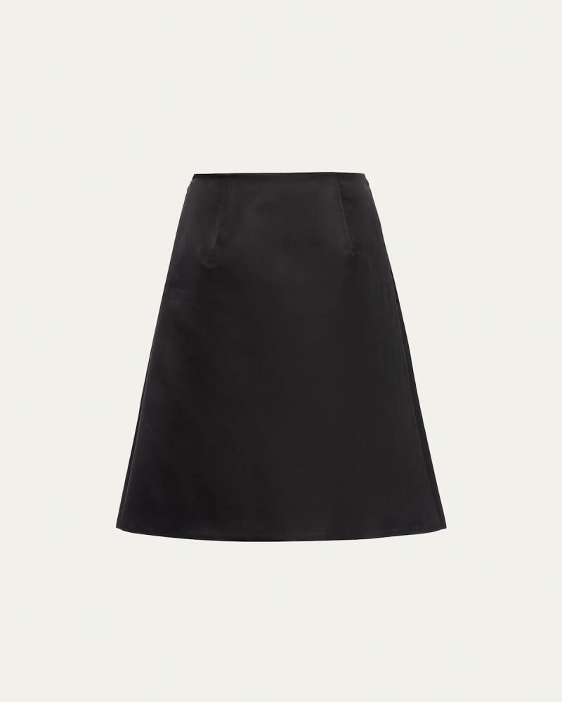 Prada Re-Nylon Solid A-Line Skirt Cover