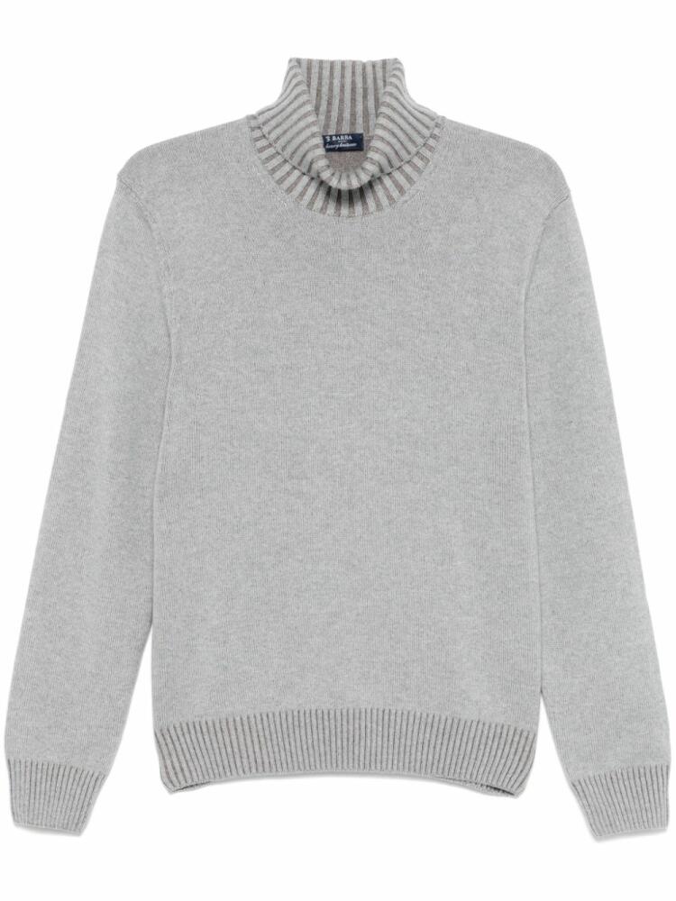 Barba roll-neck sweater - Grey Cover