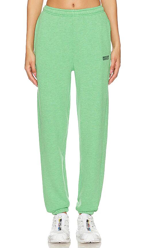 American Vintage Kodytown Sweatpant in Green Cover