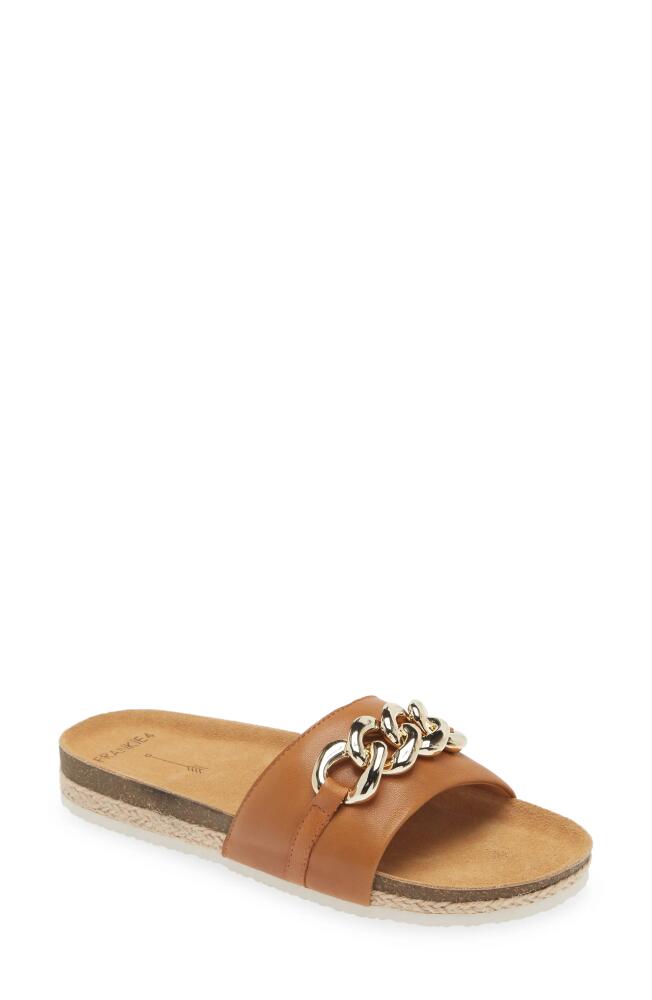 FRANKIE4 Quinn Slide Sandal in Tan Cover