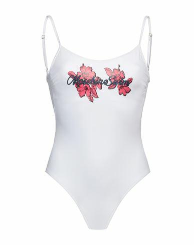 Moschino Woman One-piece swimsuit White Polyamide, Elastane Cover