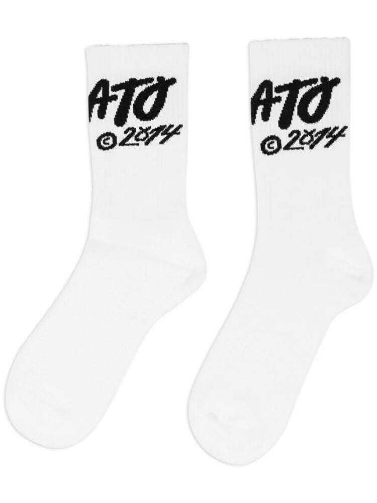 Axel Arigato Tag socks - White Cover