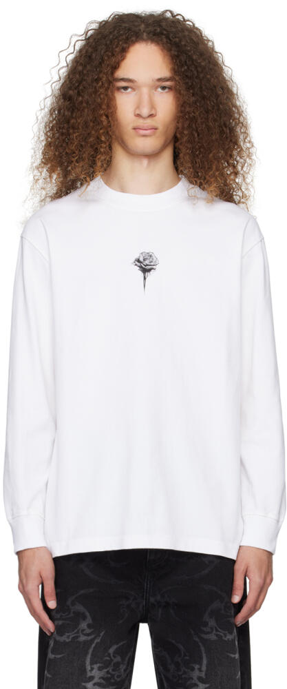 Han Kjobenhavn White Rose Long Sleeve T-Shirt Cover