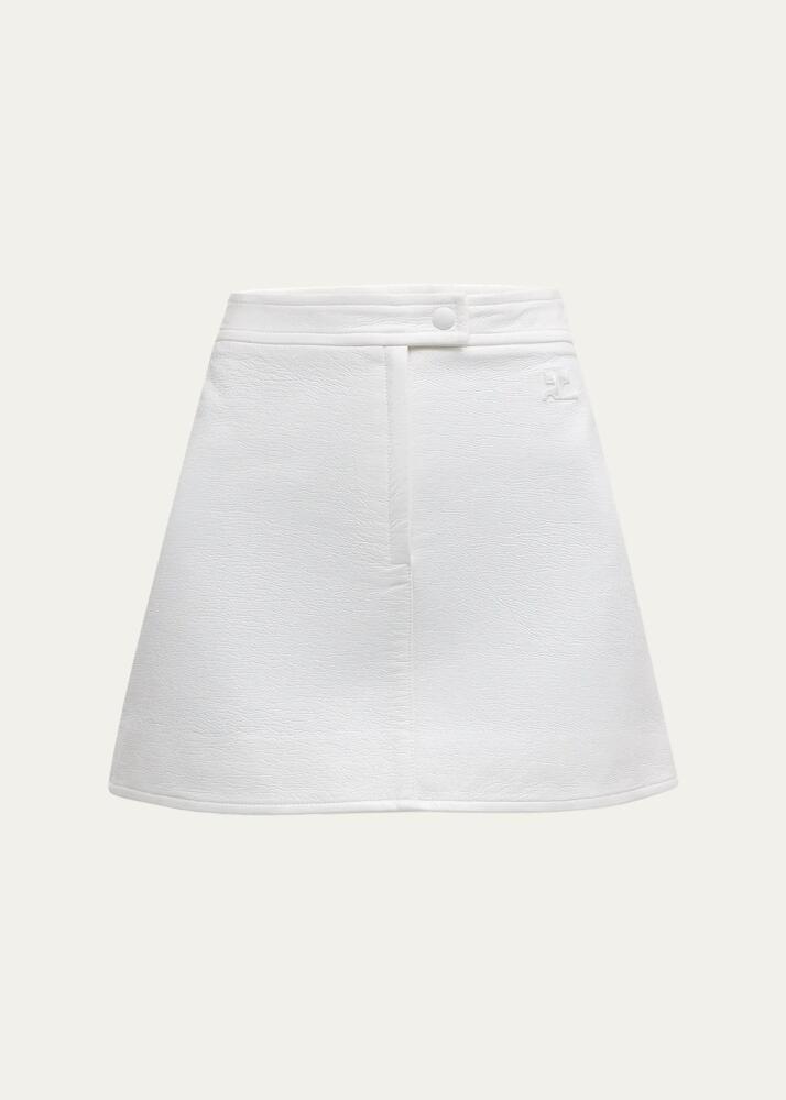 Courreges Reedition Vinyl Mini Skirt Cover