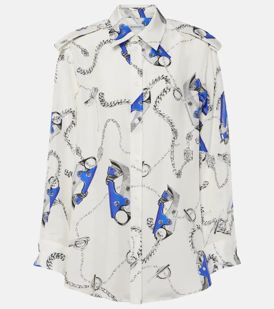 Burberry Printed silk shirt Cover