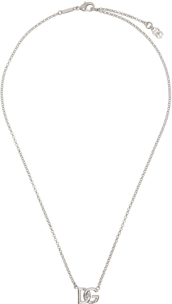 Dolce&Gabbana Silver Rolo Chain Necklace Cover