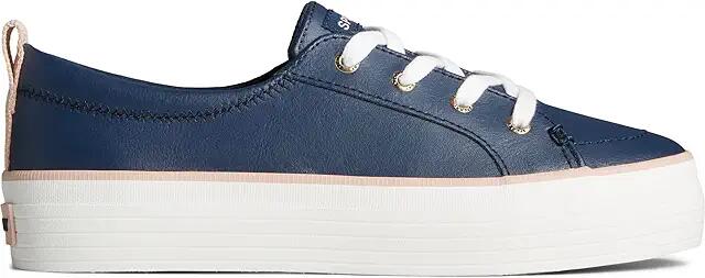 Sperry Crest Vibe Platform (Navy Leather) Women's Shoes Cover