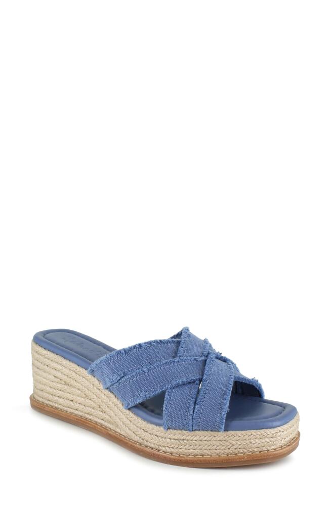 Splendid Delliny Espadrille Platform Wedge Sandal in Blue Cover