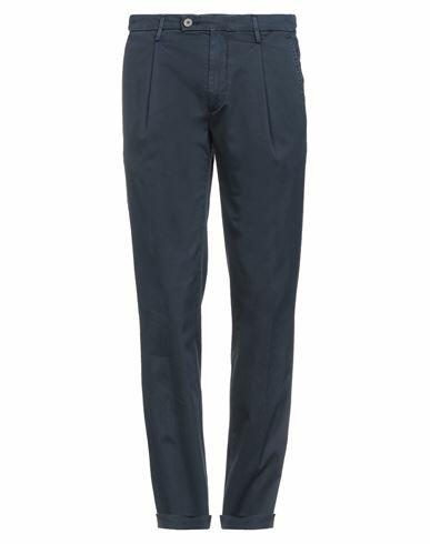 Michael Coal Man Pants Midnight blue Cotton, Elastane Cover