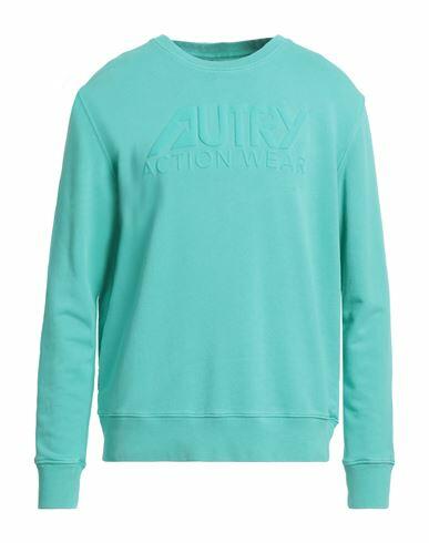 Autry Man Sweatshirt Emerald green Cotton Cover