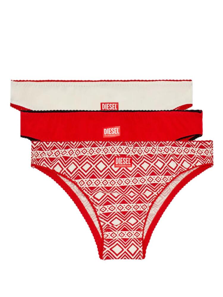 Diesel Ufpn-Bonitas-X-Threepack briefs - Red Cover