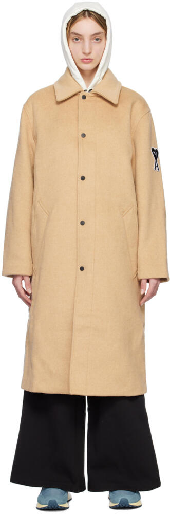 AMI Paris Tan Puma Edition Coat Cover