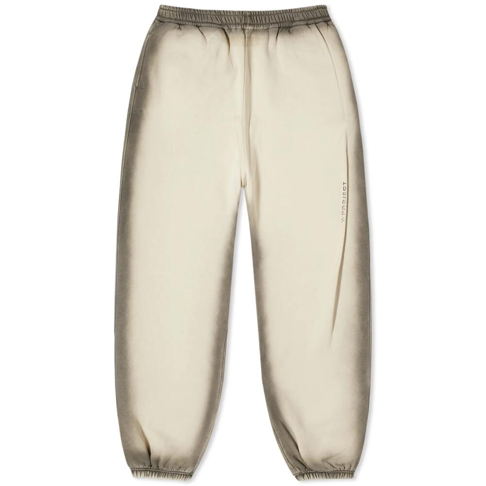 Y/Project Women's Pinched Logo Sweatpants in Beige Spray Cover