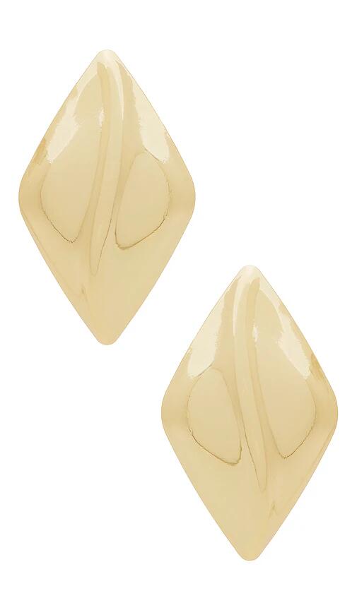 Amber Sceats Nadia Earrings in Metallic Gold Cover