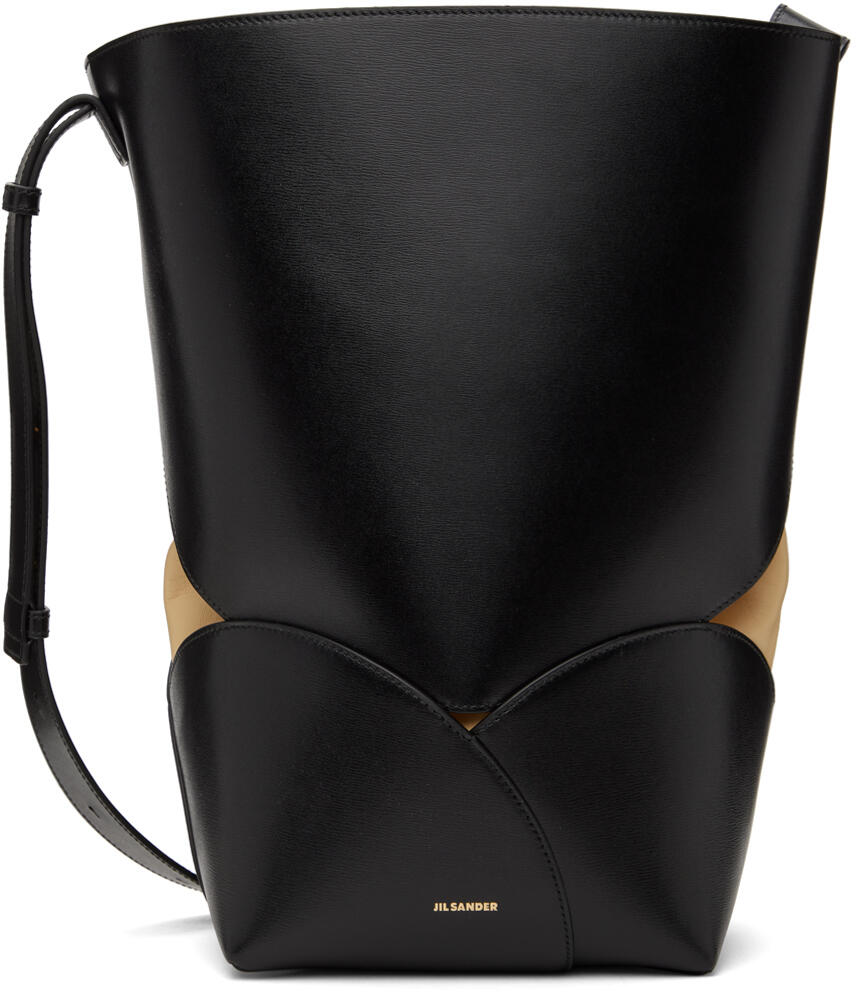 Jil Sander Black Curve Bucket Medium Bag Cover