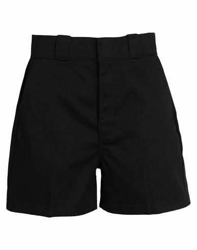 Dickies Phoenix Short Woman Shorts & Bermuda Shorts Black Polyester, Cotton Cover