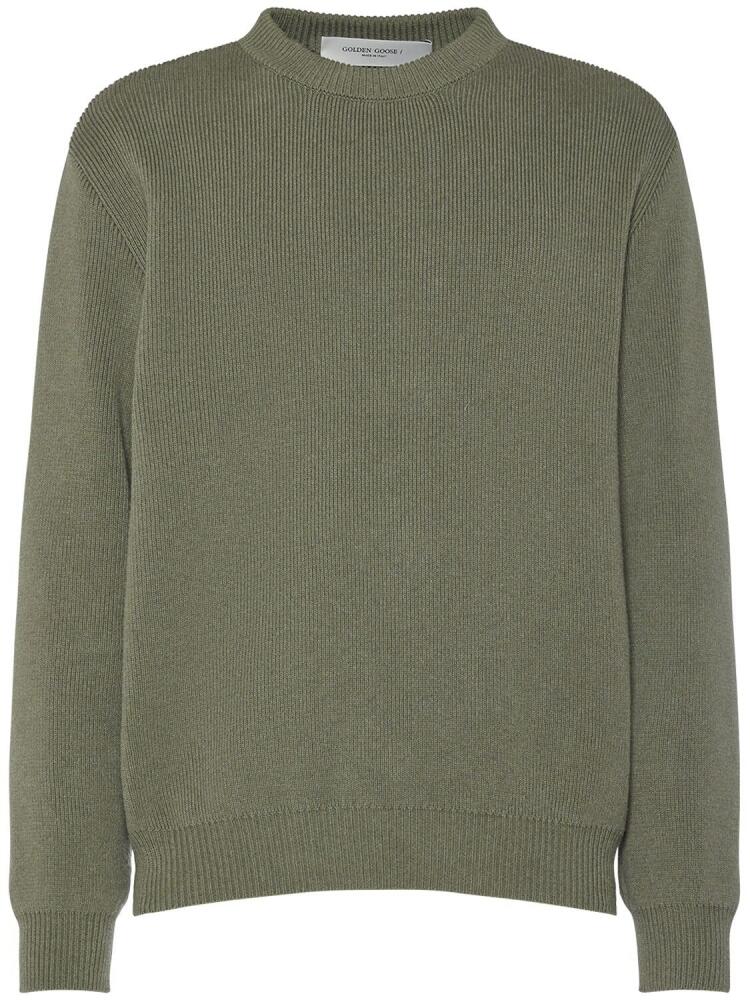 GOLDEN GOOSE Journey Cotton Crewneck Sweater Cover