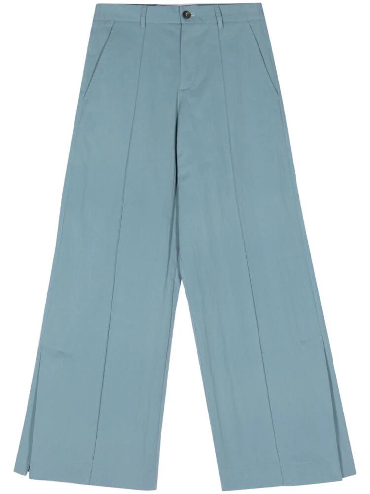 Société Anonyme Open Marl straight-leg trousers - Blue Cover