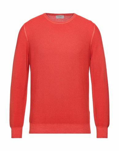 Gran Sasso Man Sweater Red Virgin Wool Cover