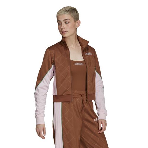 adidas Originals Firebird Track Jacket - Womens Brown/Pink Cover