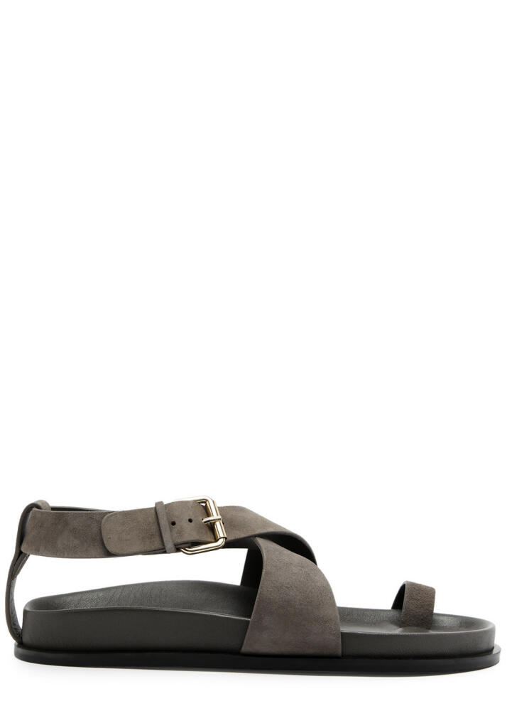 A.emery Dula Suede Sandals - Grey Cover