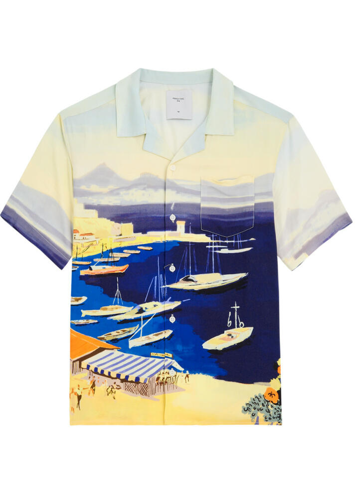 Percival Symi Cove Printed Shirt - Multicoloured Cover