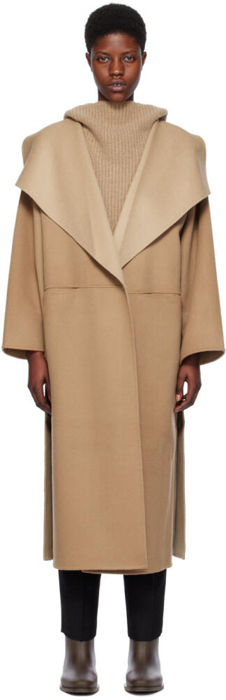 TOTEME Tan Two-Tone Coat Cover