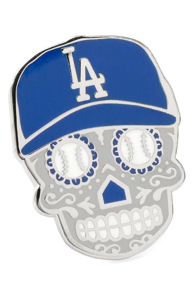 Cufflinks, Inc. LA Dodgers Sugar Skull Lapel Pin in White Cover