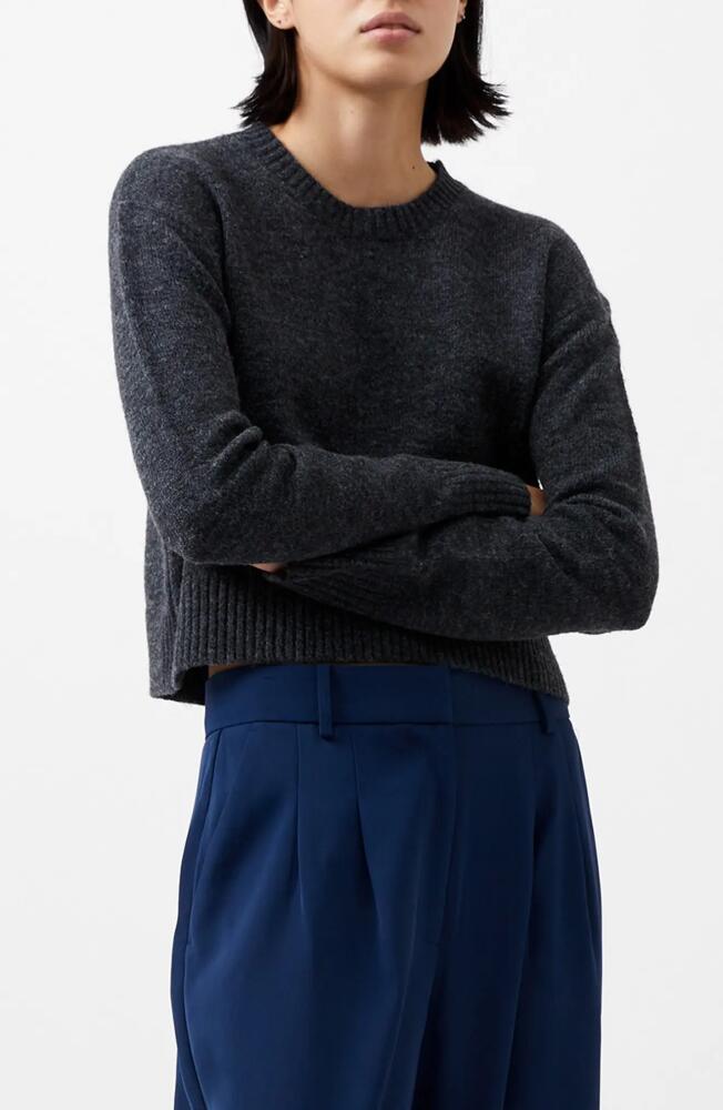 French Connection Kesia Crewneck Sweater in Dark Charcoal Cover