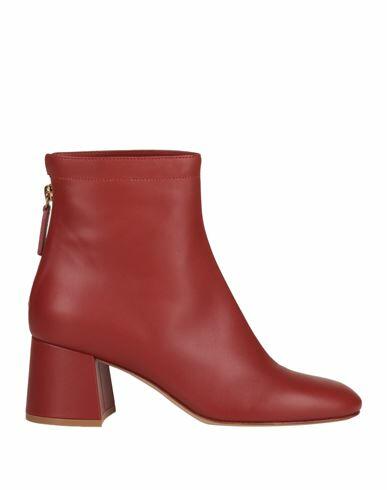 Gianvito Rossi Woman Ankle boots Brick red Calfskin Cover