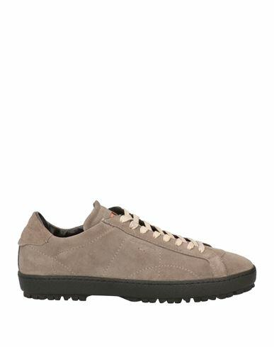 Santoni Man Sneakers Dove grey Leather Cover