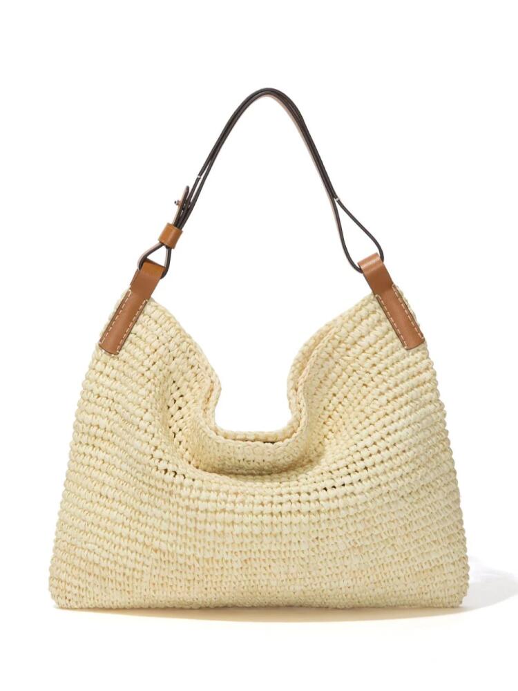 Proenza Schouler White Label Minetta raffia shoulder bag - Neutrals Cover