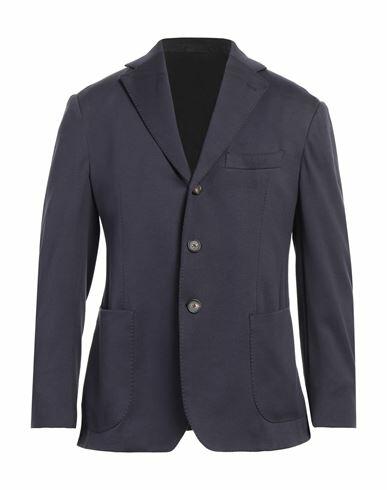 Doppiaa Man Blazer Midnight blue Cotton, Polyester Cover