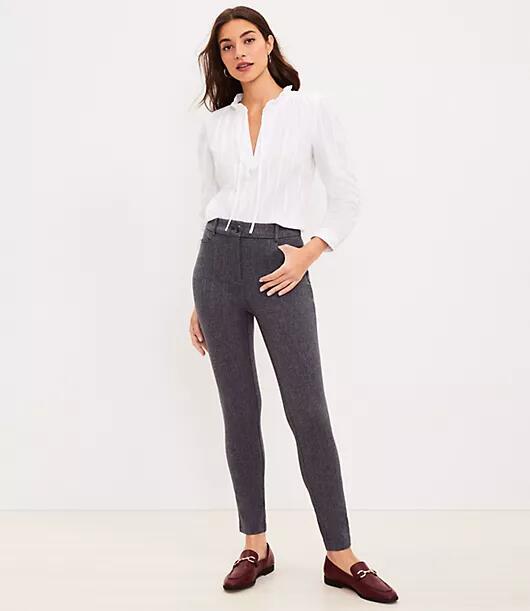 Loft Sutton Skinny Pants in Texture Cover