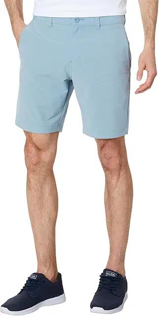 TravisMathew Tech Chino Shorts (Ash Blue) Men's Shorts Cover