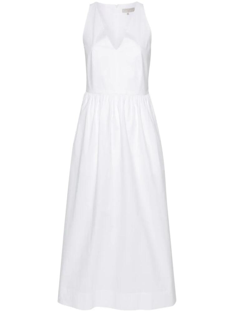 Antonelli poplin midi dress - White Cover