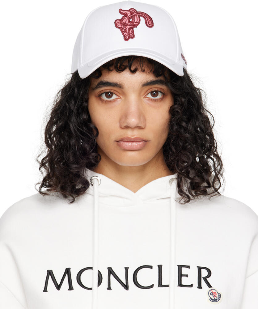 Moncler White Roger Rabbit Cap Cover