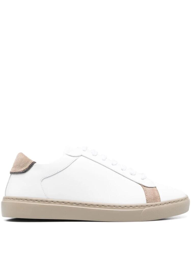 Fabiana Filippi low-top lace-up sneakers - White Cover