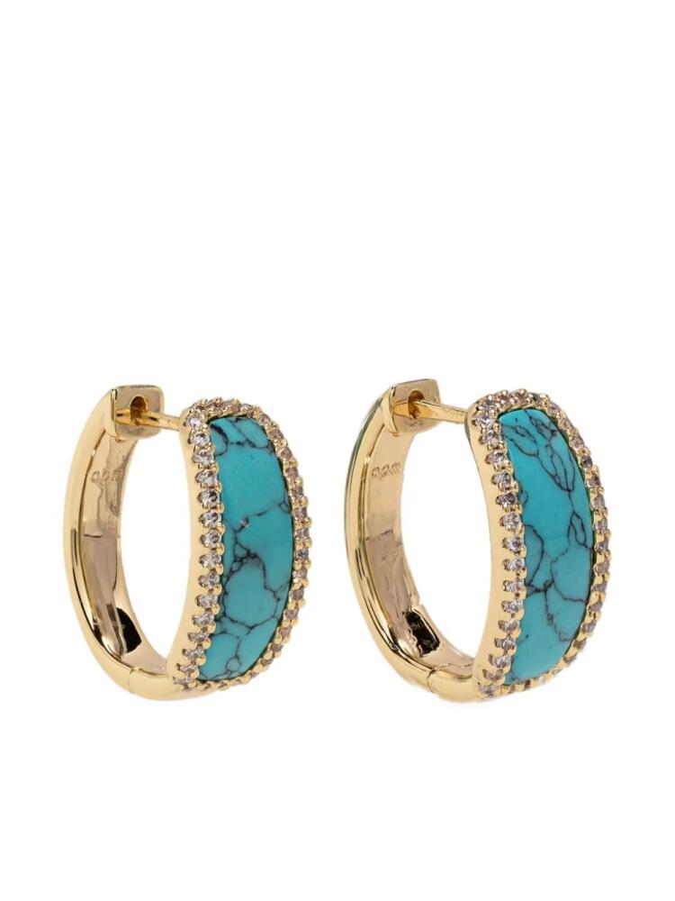 APM Monaco Lagoon hoop earrings - Gold Cover