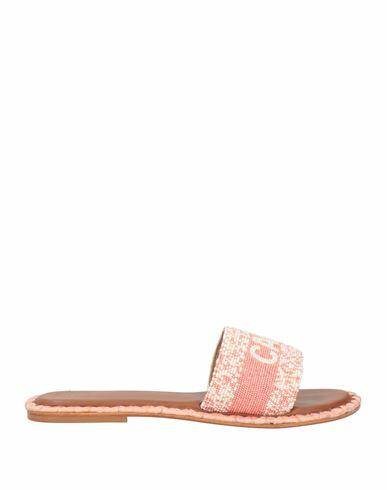 De Siena Woman Sandals Pink Textile fibers Cover