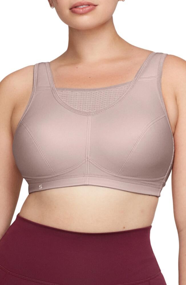 Glamorise No-Bounce Camisole Elite Sports Bra in Rose Tan Cover