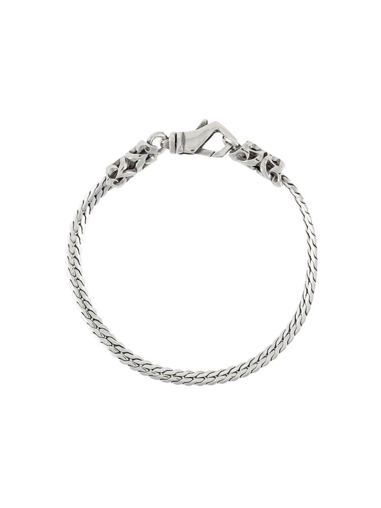 Emanuele Bicocchi herringbone chain bracelet - Metallic Cover