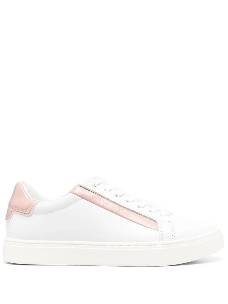 Calvin Klein two-tone low-top sneakers - White Cover