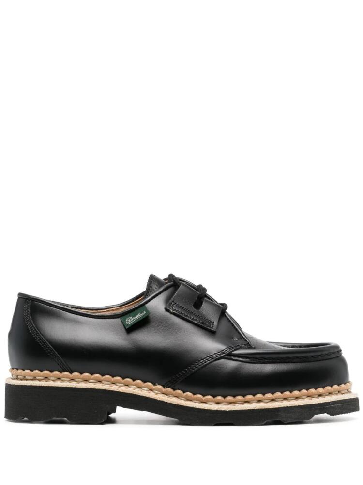 Patou x Paraboot lace-up leather shoes - Black Cover