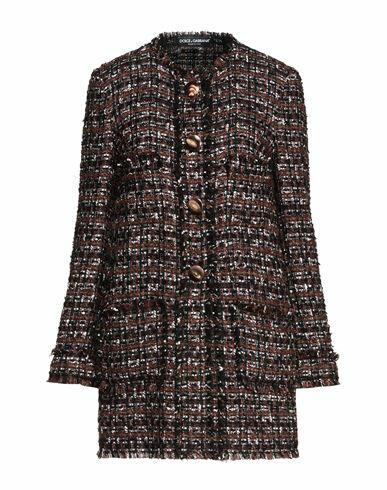 Dolce & gabbana Woman Coat Black Acrylic, Synthetic fibers, Cotton, Wool, Alpaca wool Cover