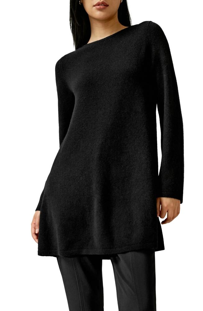 Lilysilk Cashmere Detachable Turtleneck Pullover Sweater for Women in Black Cover