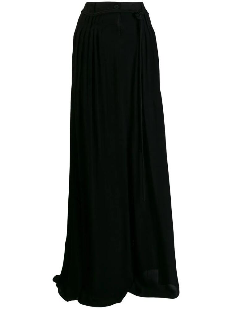 Ann Demeulemeester high waisted palazzo pants - Black Cover